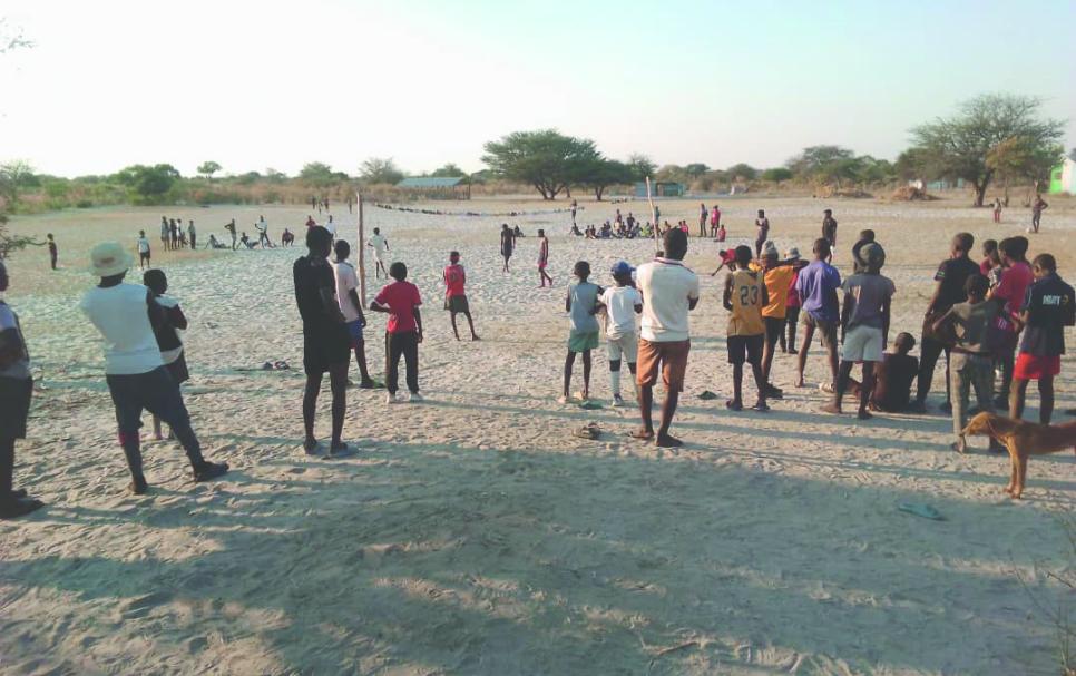 Players at the Onuugonya village tournament