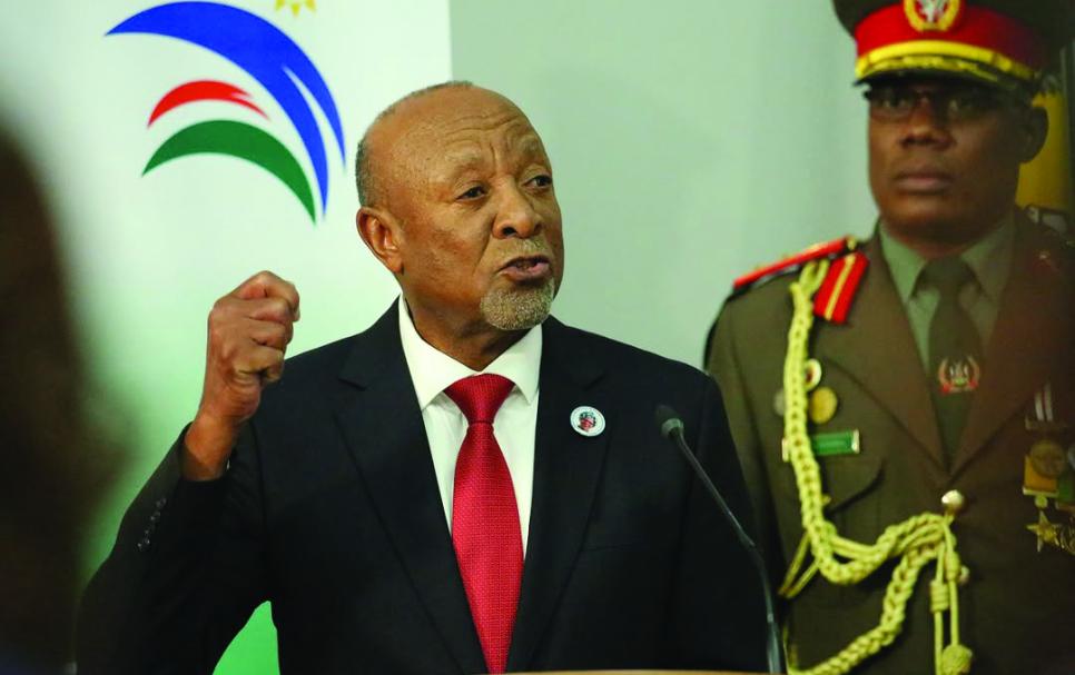 Dr Nangolo Mbumba Former President of Namibia