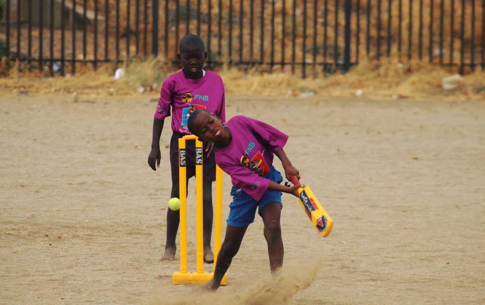 future cricketers showcasing their talent