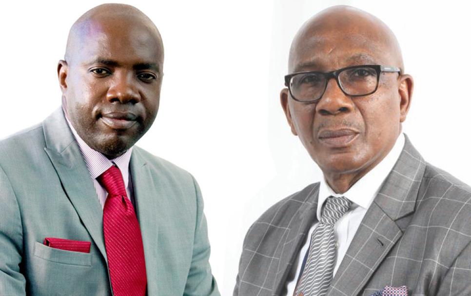 Audrin Mathe and George Simataa
