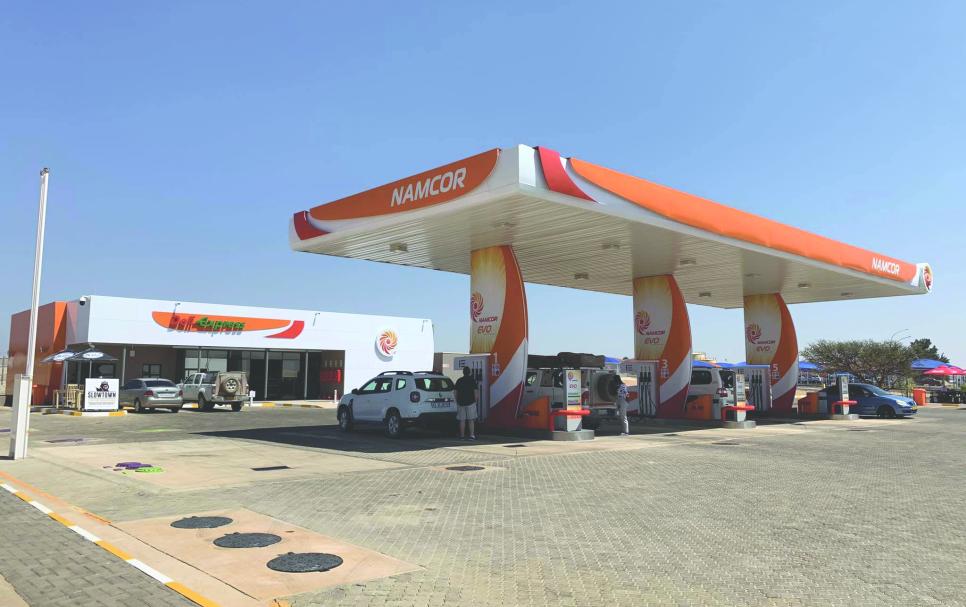 Namcor's service station at Hosea Kutako Airport