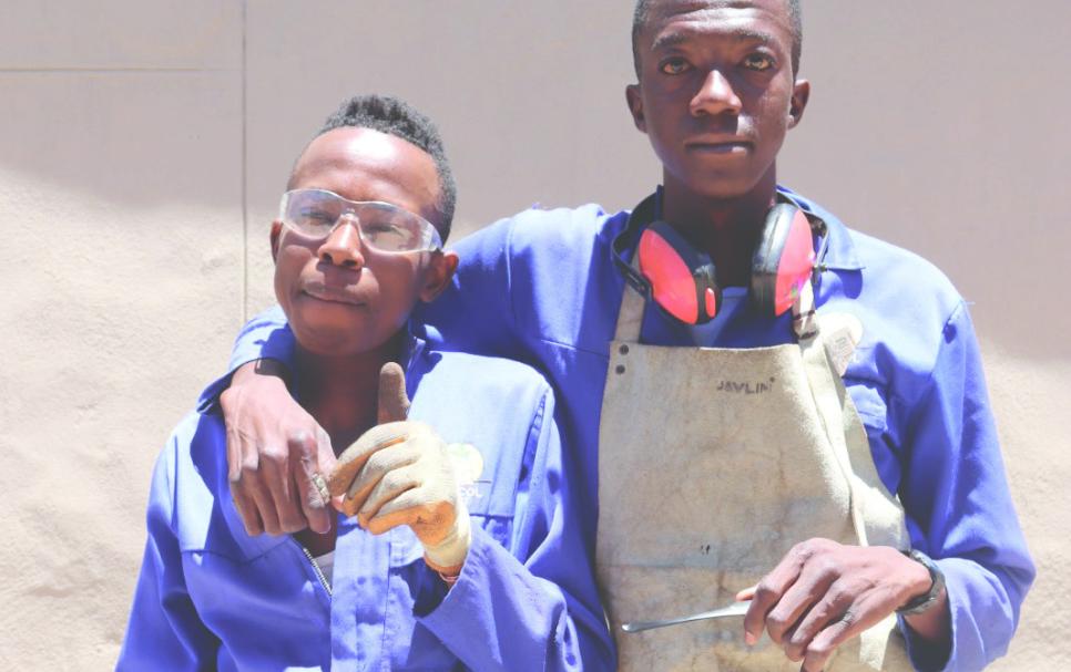Young businessman Victor Ndishishi