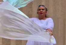 Flag dancing becomes healing tool for worshipper