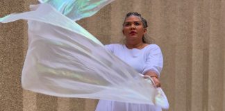 Flag dancing becomes healing tool for worshipper