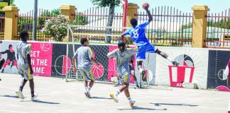 Handball heading to Zambezi